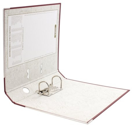 Папка-регистратор Forpus с односторонним ПВХ-покрытием, корешок 50 мм, бордовый Папка-регистратор Forpus с односторонним ПВХ-покрытием, корешок 50 мм, бордовый