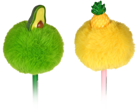 Ручка шариковая Meshu, Avocado&Ananas, корпус ассорти, стержень синий Ручка шариковая Meshu, Avocado&Ananas, корпус ассорти, стержень синий