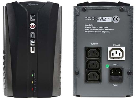 Источник бесперебойного питания Crown CMU-800 LCD , черный Источник бесперебойного питания Crown CMU-800 LCD , черный