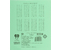 Тетрадь школьная А5, 12 л. на скобе «Гознак Борисов», 170*205 мм, клетка, зеленая