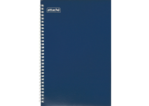 Тетрадь общая А4, 80 л. на гребне Attache, 180×280 мм, клетка, синяя Тетрадь общая А4, 80 л. на гребне Attache, 180×280 мм, клетка, синяя