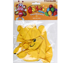 Шары воздушные, 8 шт., «Смайл», желтые