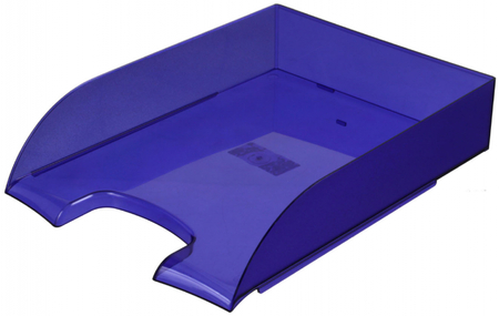 Лоток горизонтальный «Бизнес», 330*245*65 мм, прозрачно-фиолетовый