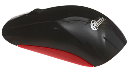 Мышь компьютерная Ritmix RMW-110, беспроводная, черная с красным Мышь компьютерная Ritmix RMW-110, беспроводная, черная с красным