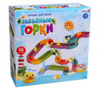 Игрушка для купания в ванной «Забавные горки», 48 деталей, 6 месяцев+