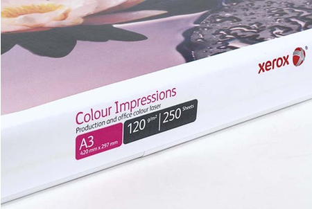 Бумага офисная Xerox Colour Impressions, А3 (297*420 мм), 120 г/м2, 250 л.