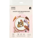 Набор для вышивания «Три совы», 15×20 см, «Котики» Набор для вышивания «Три совы», 15×20 см, «Котики»