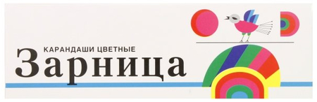 Карандаши цветные «Зарница», 12 цветов, длина 135 мм, в картонной коробке Карандаши цветные «Зарница», 12 цветов, длина 135 мм, в картонной коробке