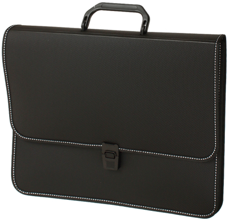 Портфель пластиковый 2 отделения Brauberg «Консул», 370*280*120 мм, толщина пластика 1 мм, черная Портфель пластиковый 2 отделения Brauberg «Консул», 370*280*120 мм, толщина пластика 1 мм, черная