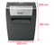 Шредер Rexel Momentum X406, размер частиц 4*28 мм, черный с серым Шредер Rexel Momentum X406, размер частиц 4*28 мм, черный с серым