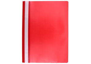 Папка-скоросшиватель пластиковая А4 Lite, толщина пластика 0,11 мм, красный