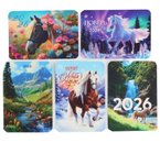 Календарь карманный на 2026 год Sima-Land, 7×10 см, «Новогодний», ассорти