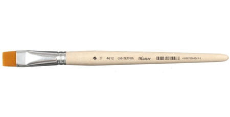 Кисть для рисования «Синтетика» «Художественные материалы», №16, плоская Кисть для рисования «Синтетика» «Художественные материалы», №16, плоская