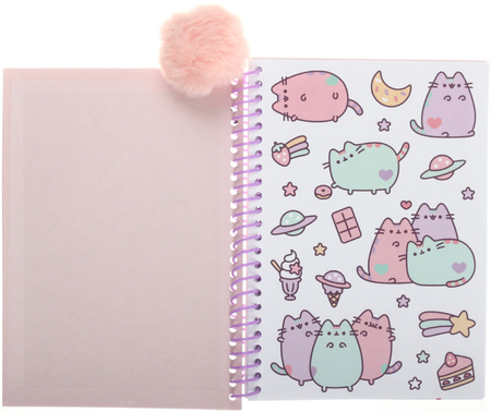 Блокнот на гребне Pusheen, 150*210 мм, 48 л., линия Блокнот на гребне Pusheen, 150*210 мм, 48 л., линия