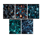 Тетрадь общая А5, 48 л. на скобе BG Magnificence, 163×202 мм, клетка, ассорти