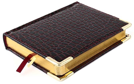 Ежедневник датированный на 2016 год Iguana, 110*145 мм, 176 л., бордовый