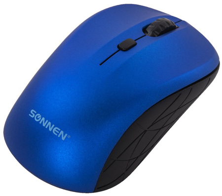 Мышь компьютерная Sonnen V-111, беспроводная, синяя Мышь компьютерная Sonnen V-111, беспроводная, синяя