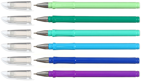 Ручка шариковая Oil Pen, корпус ассорти, стержень синий
