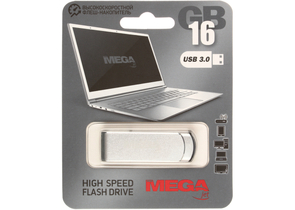 Флеш-накопитель Promega Jet, 16 Gb, корпус серебристый Флеш-накопитель Promega Jet, 16 Gb, корпус серебристый