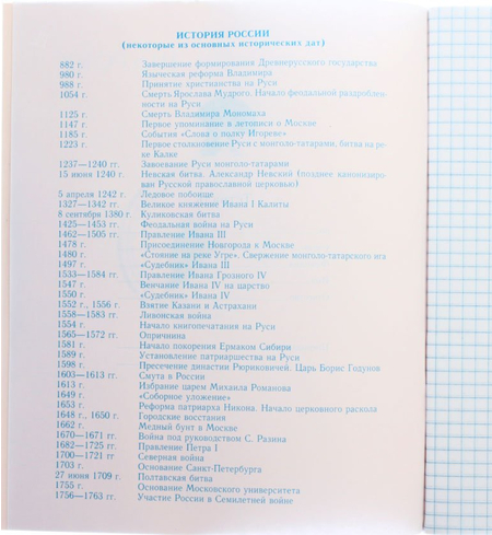 Тетрадь общая А5, 48 л. на скобе «Школьная классика», 165*200 мм, клетка, «История»