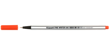 Лайнер Luxor Fine Writer 045, толщина линии 0,8 мм, оранжевый