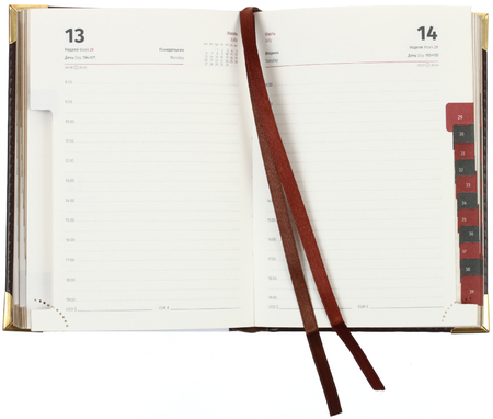 Ежедневник датированный на 2026 год Delucci (А6), 110*160 мм, 184 л., коричневый Ежедневник датированный на 2026 год Delucci (А6), 110*160 мм, 184 л., коричневый