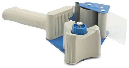 Диспенсер для клейкой ленты упаковочной Forpus, для клейкой ленты шириной 50 мм, серо-синий