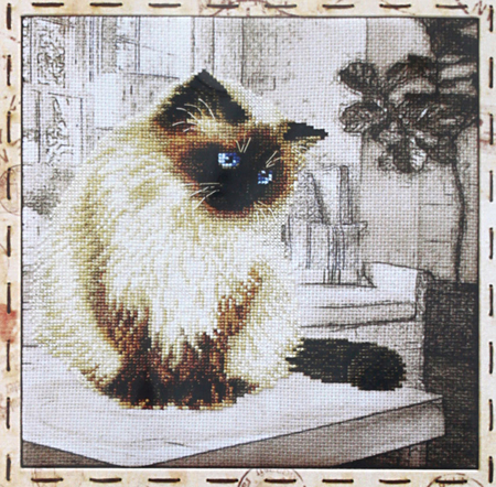 Набор для вышивания «Котэ» , 24*24 см, «Баловень»