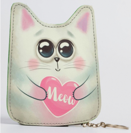 Кошелек детский Sima-Land, 11*8,5 см, «Котик» Кошелек детский Sima-Land, 11*8,5 см, «Котик»