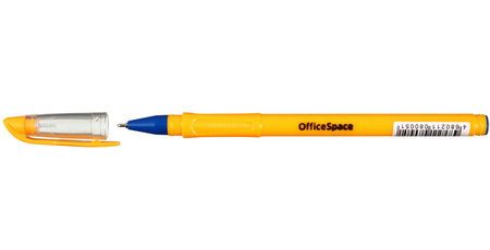 Ручка шариковая OfficeSpace Orange, корпус оранжевый, стержень синий