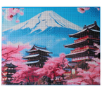 Алмазная вышивка (мозаика) с полным заполнением Sima-Land (на холсте, без подрамника), 40×50 см, «Япония»