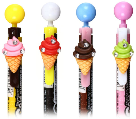 Ручка шариковая детская одноразовая с фигуркой, стержень синий, «Мороженое», ассорти (цена за 1 шт.) Ручка шариковая детская одноразовая с фигуркой, стержень синий, «Мороженое», ассорти (цена за 1 шт.)