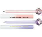 Ручка шариковая Meshu Glossy Paw, корпус ассорти, стержень синий