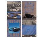 Тетрадь общая А5, 80 л. на скобе BG «Никогда не сдавайся», 162×205 мм, клетка, ассорти