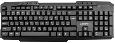 Клавиатура и мышь Defender Jakarta C-805, беспроводные, черные