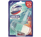 Блок для унитаза в пластиковом подвесе Domestos, 40 г, «Атлантик»