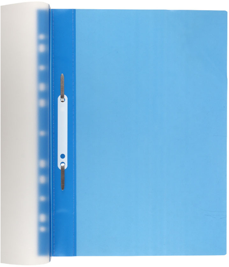 Папка-скоросшиватель пластиковая А4 «Стамм», толщина пластика 0,12 мм, синяя