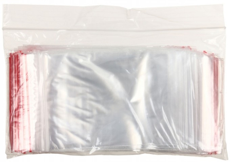 Пакет упаковочный с застежкой (ZipLock) Aviora, 80*120 мм, 100 шт., 34,3 мкм