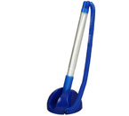 Ручка шариковая на подставке Silwerhof Eco, корпус прозрачный, стержень синий