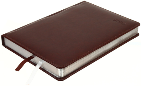 Ежедневник датированный на 2026 год Berlingo Silver Pristine, 145*215 мм, 184 л., коричневый Ежедневник датированный на 2026 год Berlingo Silver Pristine, 145*215 мм, 184 л., коричневый
