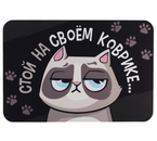 Коврик придверный резиновый Sima-Land, 40×60 см, «Стой на своём»