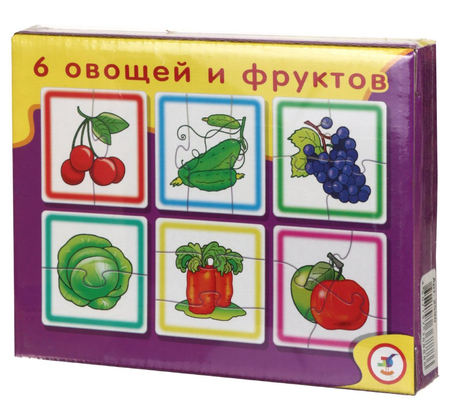 Игра настольная «Пазлы для малышей», «Вишни», 3+