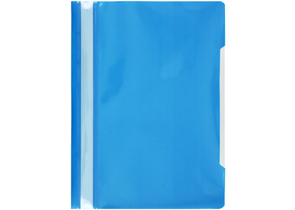 Папка-скоросшиватель пластиковая А4 Workmate, толщина пластика 0,18 мм, голубая