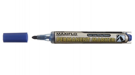 Маркер перманентный Pentel Maxiflo, синий