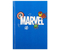 Книжка записная на склейке Marvel , 110*145 мм, 40 л., клетка, «Мстители»