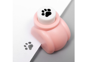 Дырокол фигурный Sima-Land, 3×2,5×2,5 см, «Отпечаток лапки», ассорти (цена за 1 шт.)