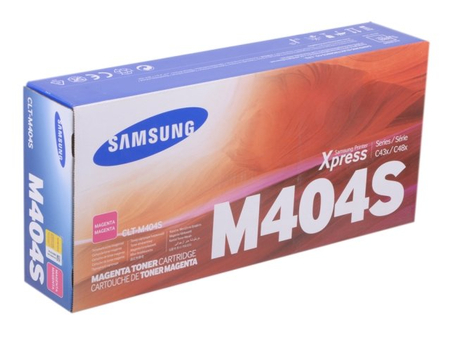Тонер-картридж Samsung CLT-404S, ресурс 1000 страниц, пурпурный Тонер-картридж Samsung CLT-404S, ресурс 1000 страниц, пурпурный