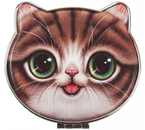 Зеркальце карманное складное Meshu, 75×60 мм, Ginger