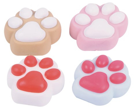 Игрушка-антистресс Jolly Jot, 6*6 см, «Кошачья лапка», ассорти