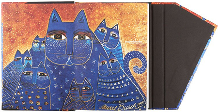 Книжка записная Paperblanks Fantastic Felines, 130*180 мм, 80 л., линия, «Кошки Средиземноморья»